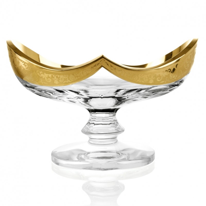 Lady Hamilton - hand cut and gilded bowl