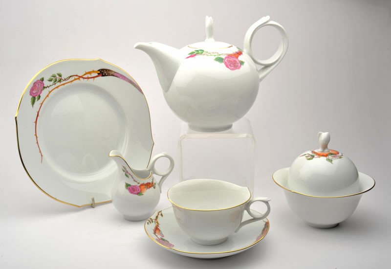 Pink Roses - Tea Set